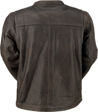 गैलरी व्यूवर में इमेज लोड करें, Z1R Munition Perforated Leather Jacket - Brown - 5XL 2810-3811