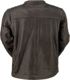 Z1R Munition Perforated Leather Jacket - Brown - XL 2810-3807