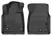 Charger l'image dans la galerie, Husky Liners 12-13 Toyota Tundra Weatherbeater Black Front Floor Liners