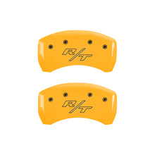 Charger l&#39;image dans la galerie, MGP 4 Caliper Covers Engraved Front &amp; Rear Cursive/Charger Black finish silver ch
