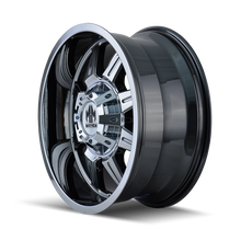 Cargar imagen en el visor de la galería, Mayhem 8100 Monstir 20x10 / 8x165.1 BP / -12mm Offset / 130.8mm Hub Chrome Wheel