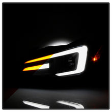 Carica l&#39;immagine nel visualizzatore di Gallery, Spyder Subaru Impreza WRX 15-20 Halogen Model Projector Headlights - Black PRO-YD-SWRX15SI-SBSEQ-BK
