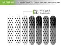Load image into Gallery viewer, DV8 Offroad 1997-06 Jeep TJ Black Grille Inserts