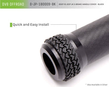 Laden Sie das Bild in den Galerie-Viewer, DV8 Offroad 2007-2010 Jeep JK Black Emergency Brake Handle Cover