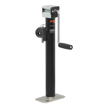 Carica l&#39;immagine nel visualizzatore di Gallery, Curt Pipe-Mount Swivel Jack w/Side Handle (5000lbs 15in Travel)