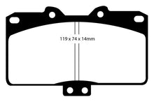 Carica l&#39;immagine nel visualizzatore di Gallery, EBC 91-93 Dodge Stealth 3.0 4WD Redstuff Front Brake Pads