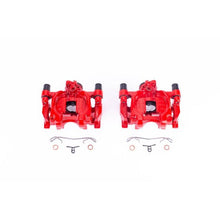 Carica l&#39;immagine nel visualizzatore di Gallery, Power Stop 15-18 Ford Edge Rear Red Calipers w/Brackets - Pair