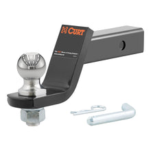Carica l&#39;immagine nel visualizzatore di Gallery, Curt Loaded Ball Mount w/2in Ball (2in Shank 7500lbs 4in Drop)