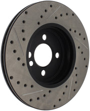 Laden Sie das Bild in den Galerie-Viewer, StopTech Slotted &amp; Drilled Sport Brake Rotor 07-13 Mini Cooper
