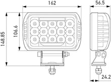 Carica l&#39;immagine nel visualizzatore di Gallery, HELLA Value Fit 450 LED Lamp - 10-30 VDC 75W Driving Light Kit