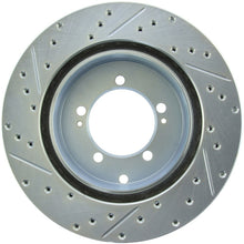 Laden Sie das Bild in den Galerie-Viewer, StopTech Select Sport Drilled &amp; Slotted Rotor - Front Right