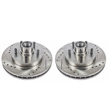 Cargar imagen en el visor de la galería, Power Stop 95-99 Chevrolet C1500 Front Evolution Drilled &amp; Slotted Rotors - Pair