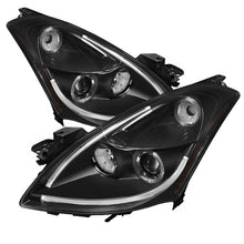 Laden Sie das Bild in den Galerie-Viewer, Spyder Nissan Altima 4Dr 10-12 Projector Headlights Light DRL LED Halo Blk PRO-YD-NA104D-LTDRL-BK