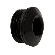 गैलरी व्यूवर में इमेज लोड करें, DeatschWerks 8AN ORB Male Plug Low Profile Internal Allen/Hex (Incl O-Ring) Anodized Matte Black