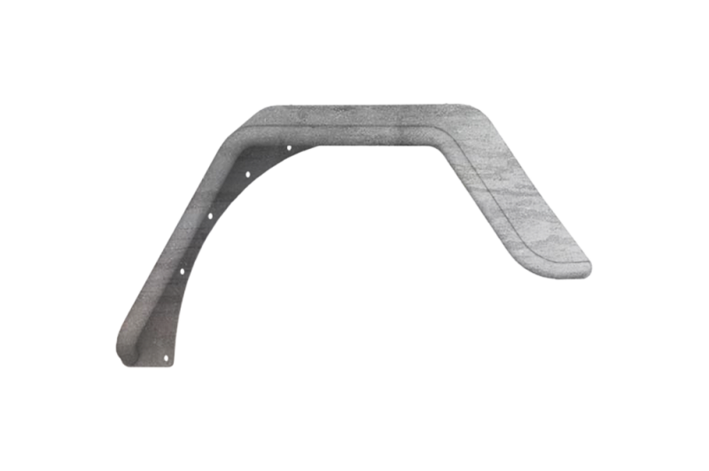 Road Armor 07-18 Jeep Wrangler JK Defender Body Armor Rear Skin w/Flare - Raw