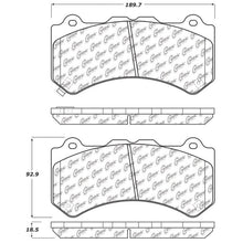 Carica l&#39;immagine nel visualizzatore di Gallery, StopTech Street Touring Brake Pads