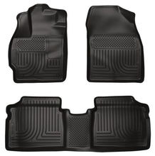 Laden Sie das Bild in den Galerie-Viewer, Husky Liners 10-12 Toyota Prius WeatherBeater Combo Black Floor Liners