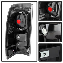 Carica l&#39;immagine nel visualizzatore di Gallery, Spyder Chevy Silverado 1500 99-02 (Not Fit Stepside) Euro Style Tail Lights Blk Smke ALT-YD-CS99-BSM