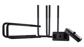 Body Armor 4x4 14-18 Chevy Silverado 1500 2WD/4WD 1in Block and U Bolt Kit