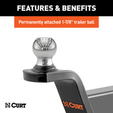 Carica l&#39;immagine nel visualizzatore di Gallery, Curt Fusion Ball Mount w/1-7/8in Ball (2in Shank 5000lbs 2in Rise)