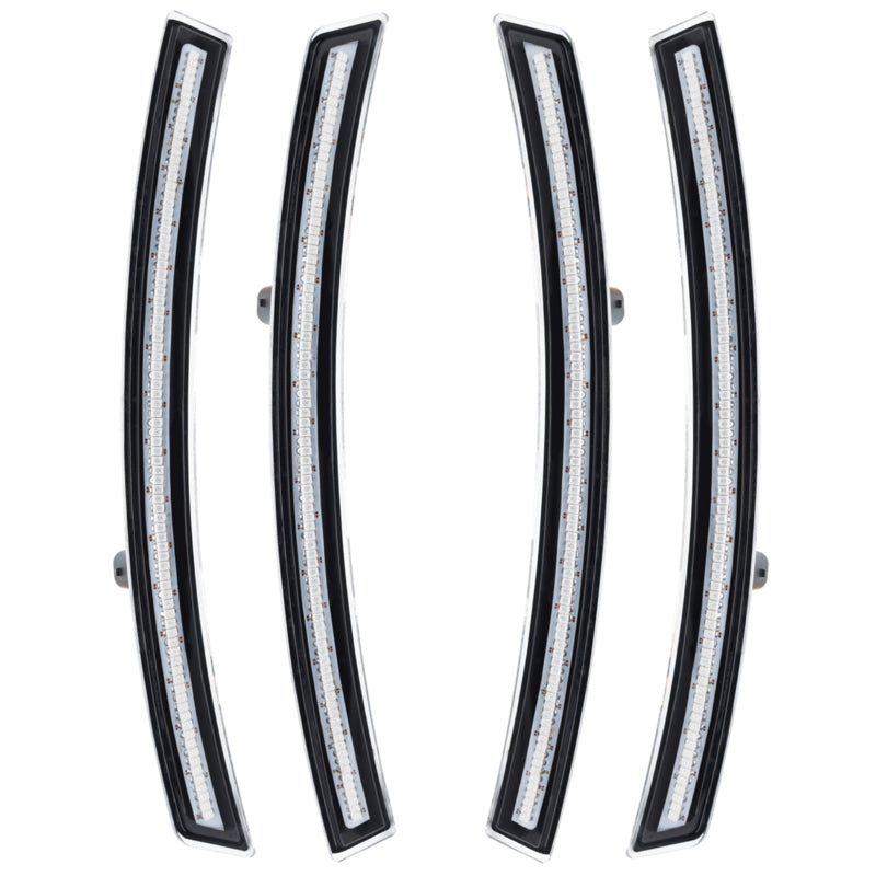 Oracle Chevrolet Corvette C7 Concept Sidemarker Set - Ghosted - Black (GBA)