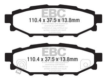 गैलरी व्यूवर में इमेज लोड करें, EBC 12+ Subaru BRZ 2.0 (solid rear rotors) Yellowstuff Rear Brake Pads