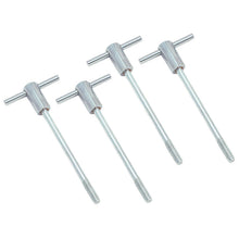 Carica l&#39;immagine nel visualizzatore di Gallery, Spectre Chevy Center Bolt Valve Cover Bolt Set T-Bar - Chrome 4 Pack