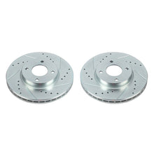 Carica l&#39;immagine nel visualizzatore di Gallery, Power Stop 18-19 Nissan Kicks Front Evolution Drilled &amp; Slotted Rotors - Pair