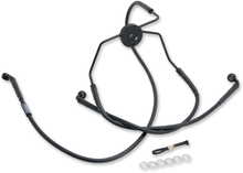 Load image into Gallery viewer, RUSSELL Brake Line - Front - +4&quot; - FL &#39;08-&#39;13 - Black R08780BC