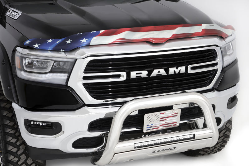 Stampede 2010-2019 Dodge Ram 2500 Vigilante Premium Hood Protector - Flag