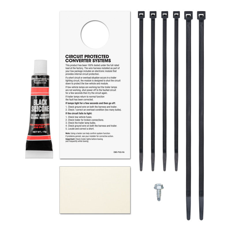 Curt 01-03 Dodge Grand Caravan Custom Wiring Harness (4-Way Flat Output)