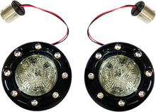 Carica l&#39;immagine nel visualizzatore di Gallery, CUSTOM DYNAMICS Bullet Turn Signal 1156 - Black - Smoke Lens PB-BR-RR 56-BS