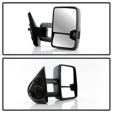 Cargar imagen en el visor de la galería, xTune Chevy Silverado 07-13 Heated Smoke LED Signal Telescoping Mirrors MIR-CSIL07S-G2-PWH-SM-SET