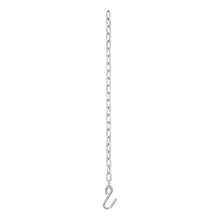 Load image into Gallery viewer, Curt 27in Safety Chain w/1 S-Hook (2000lbs Clear Zinc)