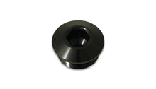 Carica l&#39;immagine nel visualizzatore di Gallery, Vibrant Aluminum -12AN ORB Slimline Port Plug w/O-Ring - Anodized Black