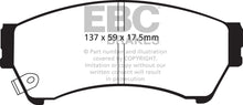 गैलरी व्यूवर में इमेज लोड करें, EBC 06-09 Ford Fusion 2.3 Greenstuff Front Brake Pads