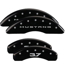 Charger l&#39;image dans la galerie, MGP 2 Caliper Covers Engraved Front Oval Logo/Ford Yellow Finish Blk Char 2004 Ford Focus