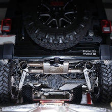 Cargar imagen en el visor de la galería, Stainless Works 2007-17 Jeep Wrangler Axleback Exhaust