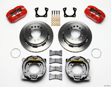 Laden Sie das Bild in den Galerie-Viewer, Wilwood Dynapro Low-Profile 11.00in P-Brake Kit - Red 58-64 Olds/Pontiac Ends 2.81in Offset