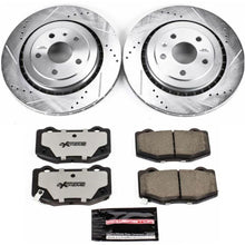 Carica l&#39;immagine nel visualizzatore di Gallery, Power Stop 16-18 Cadillac ATS Rear Z26 Street Warrior Brake Kit