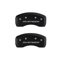 Charger l&#39;image dans la galerie, MGP 4 Caliper Covers Engraved Front &amp; Rear With out stripes/Avenger Red finish silver ch