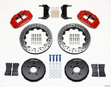 Carica l&#39;immagine nel visualizzatore di Gallery, Wilwood Narrow Superlite 6R Front Hat Kit 13.06in Drill Red Nissan 350Z/Fiti G35