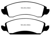 गैलरी व्यूवर में इमेज लोड करें, EBC 09-14 Cadillac Escalade 6.0 Hybrid Ultimax2 Front Brake Pads