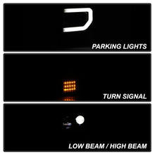 Carica l&#39;immagine nel visualizzatore di Gallery, Spyder Ford F150 13-14 Xenon Model Only Light Bar Projector Headlights Blk PRO-YD-FF15013PL-SEQ-BK