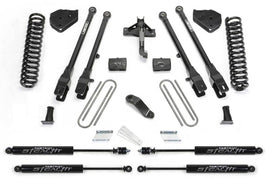 Fabtech 2018 Ford F450/F550 4WD Diesel 6in 4 Link System w/Stealth Shocks