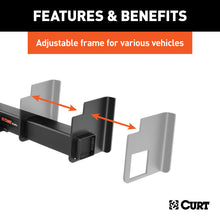 Carica l&#39;immagine nel visualizzatore di Gallery, Curt Universal Weld-On Trailer Hitch 2in Receiver (18in to 43in Frames 3-1/8in Drop)