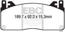 गैलरी व्यूवर में इमेज लोड करें, EBC 15-17 Ford Mustang Shelby GT350/GT350R Yellowstuff Front Brake Pads