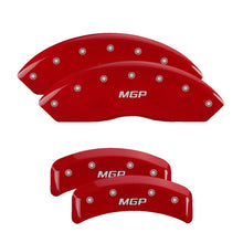 Charger l&#39;image dans la galerie, MGP 4 Caliper Covers Engraved Front Buick Rear Red Finish Silver Char 2002 Buick LeSabre