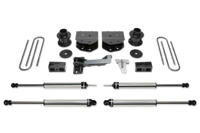 Fabtech 08-16 Ford F250/350/450 4WD 8 Lug 4in Budget System w/DL Shocks
