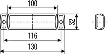 गैलरी व्यूवर में इमेज लोड करें, Hella 8645 Series 12V Amber Side Marker Lamp